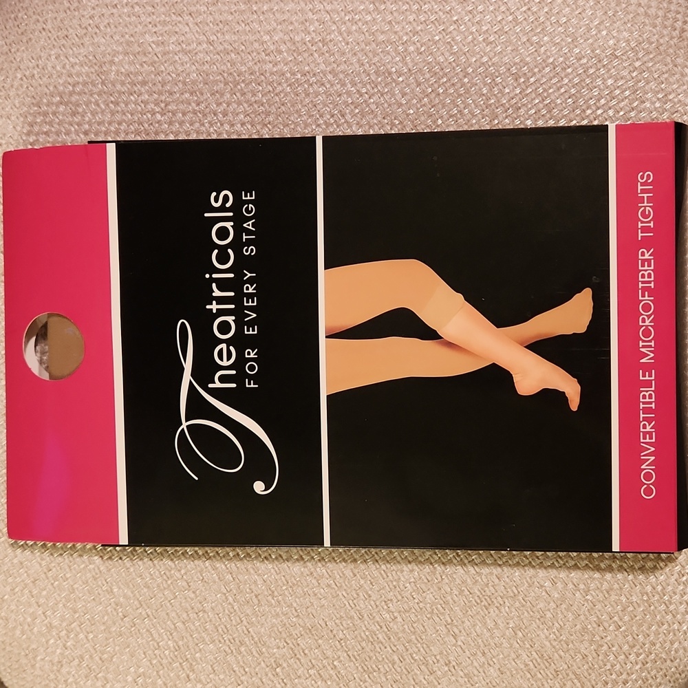 Theatricals Convertible Microfiber Suntan Tights 1X/2X NWT
